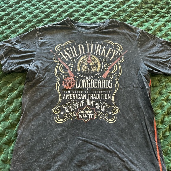 EUC XL Affliction National Wild Turkey Federation T-Shirt Longbeards - Picture 1 of 6